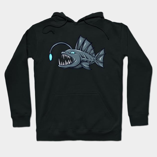 Angler Fish Hoodie by Unestore